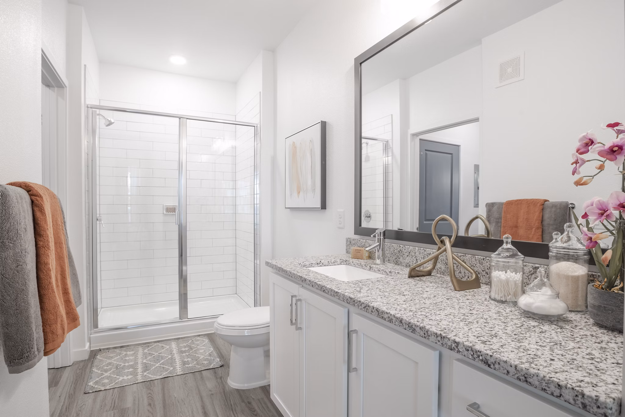 bathroom at Reverie Winter Park Apartments