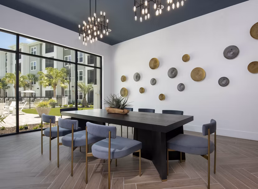 clubhouse at Reverie Winter Park Apartments