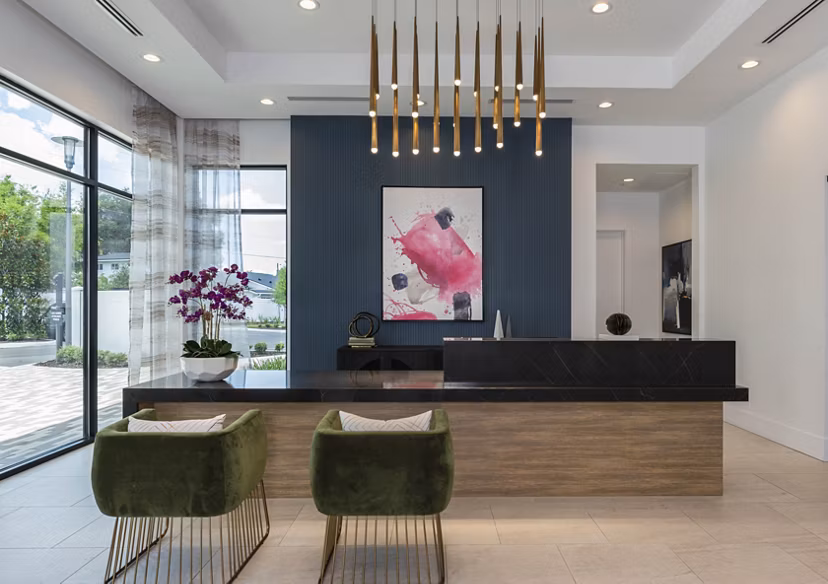 clubhouse at Reverie Winter Park Apartments