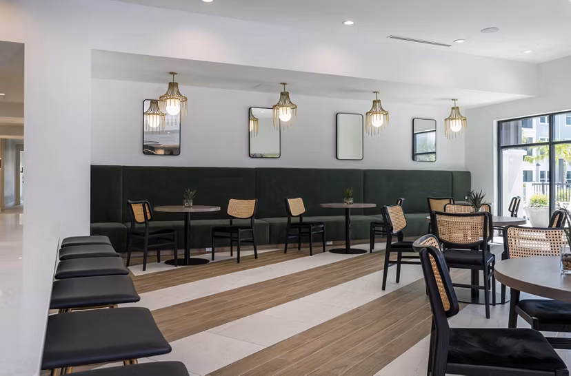 clubhouse at Reverie Winter Park Apartments