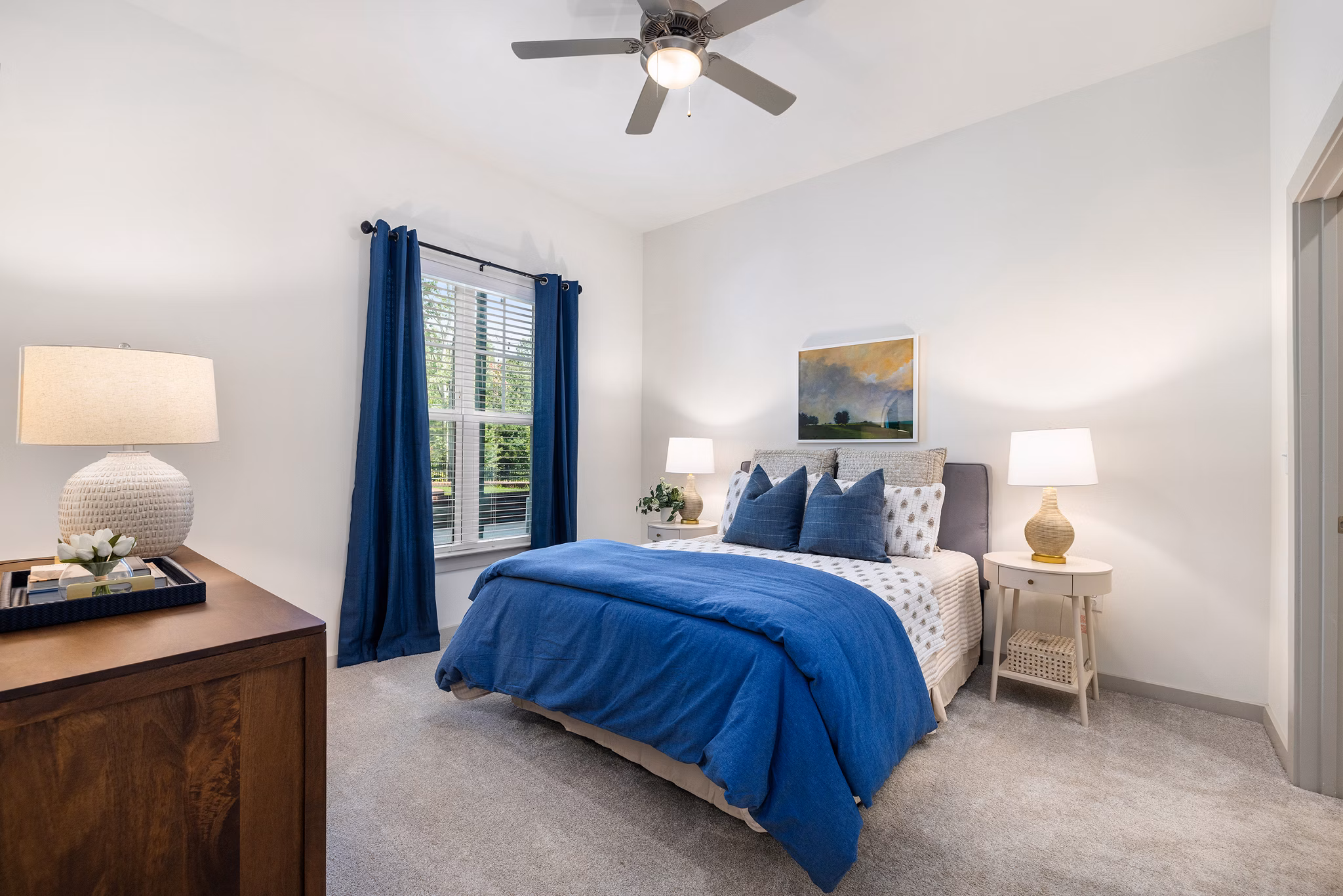 bedroom at Album Matthews Apartments 