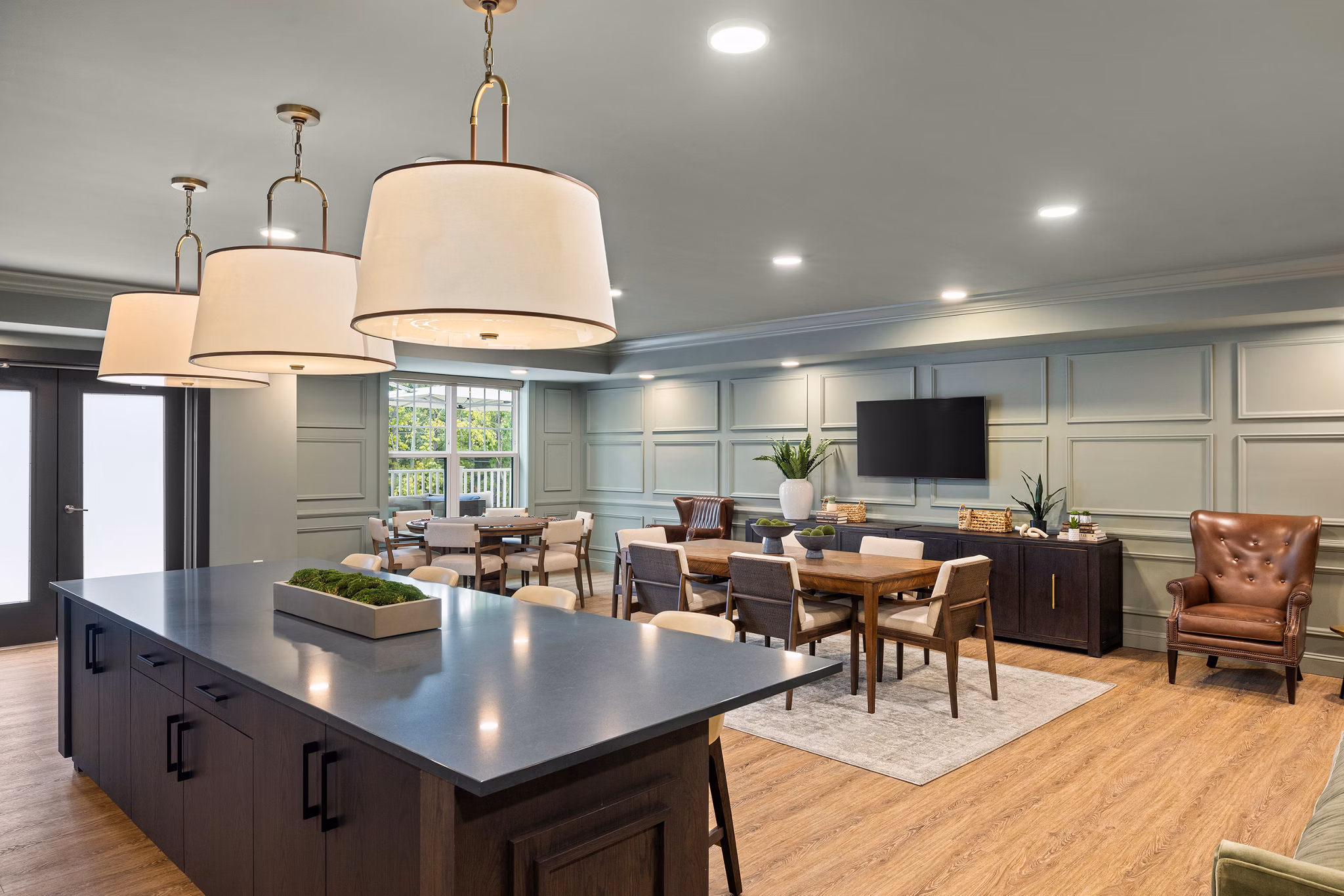 clubhouse at Album Matthews Apartments 