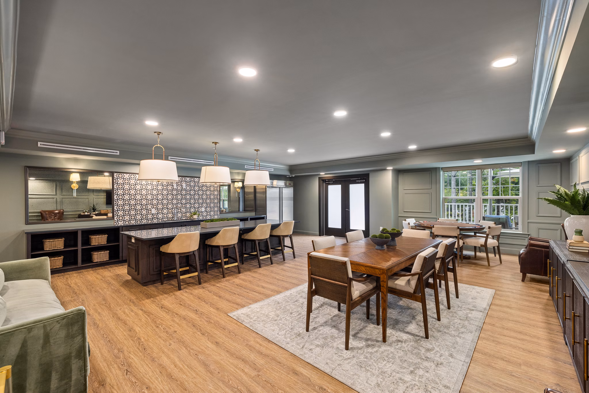 clubhouse at Album Matthews Apartments 