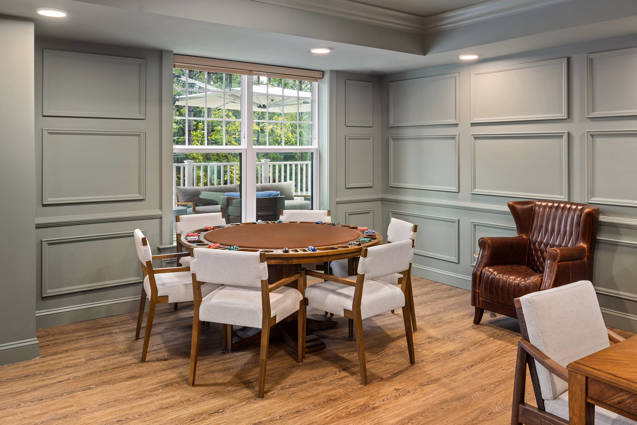 clubhouse at Album Matthews Apartments 