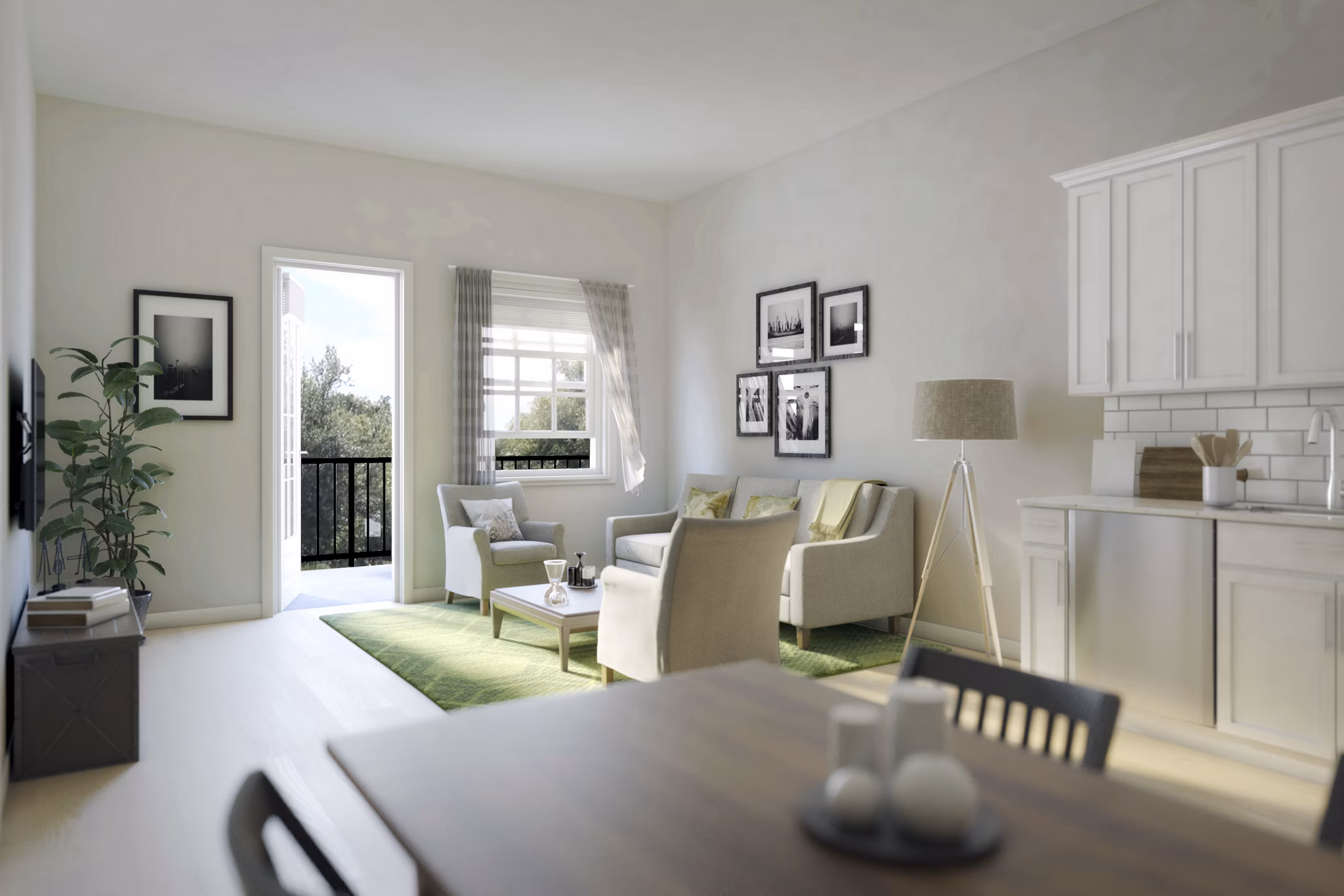 rendering for Album Matthews Apartments