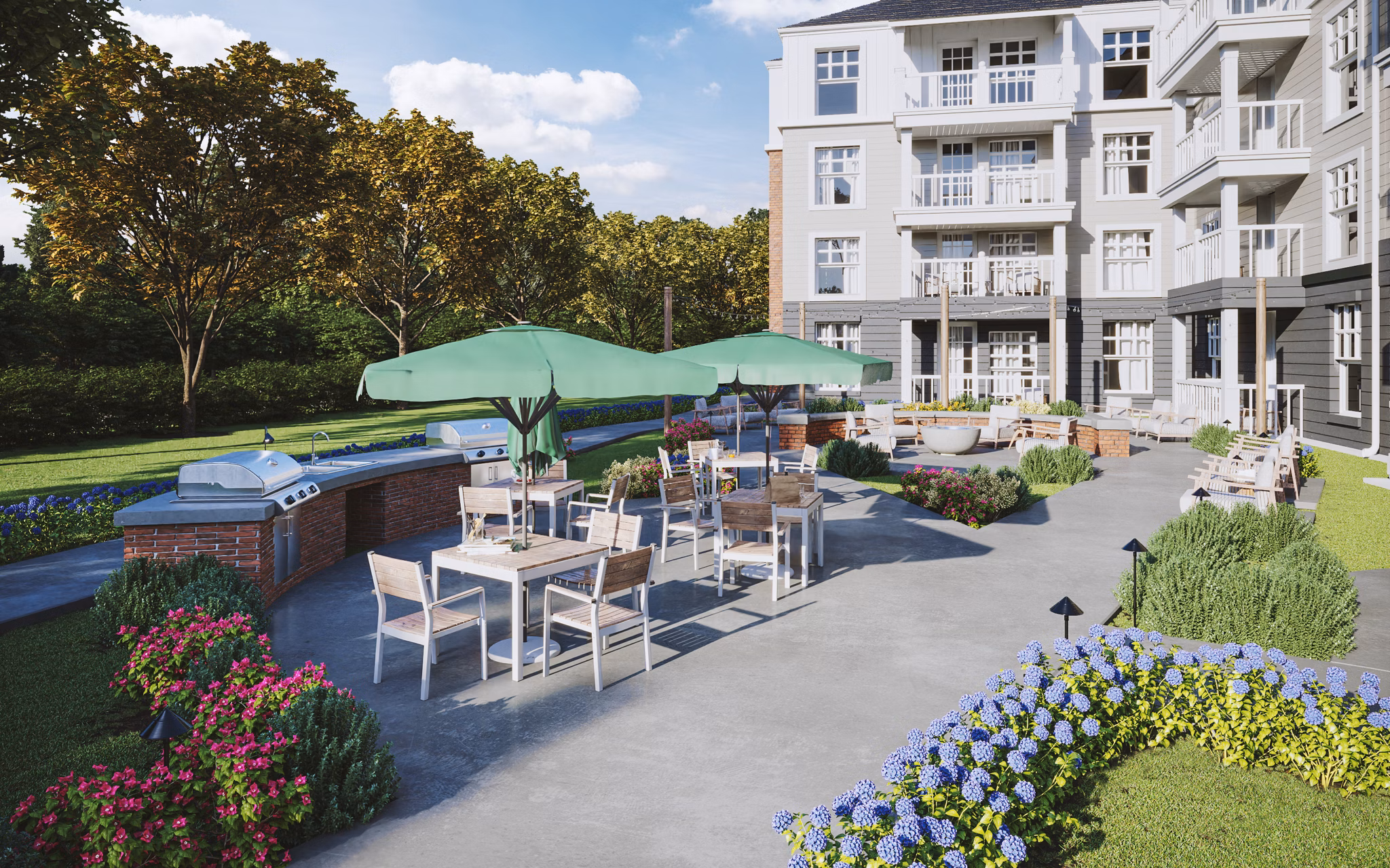 rendering for Album Matthews Apartments