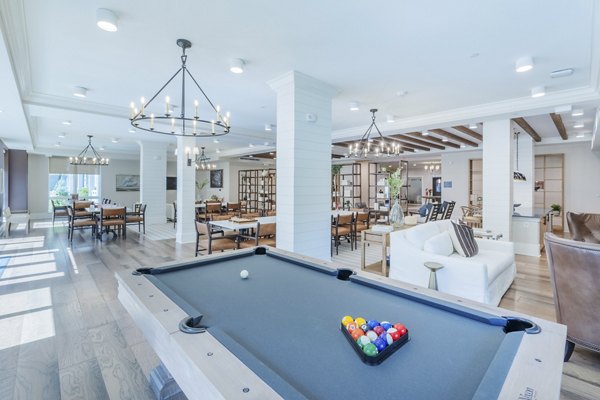 game room at Arden at Huntersville Apartments