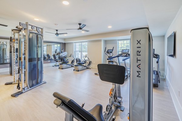 fitness center at Arden at Huntersville Apartments
