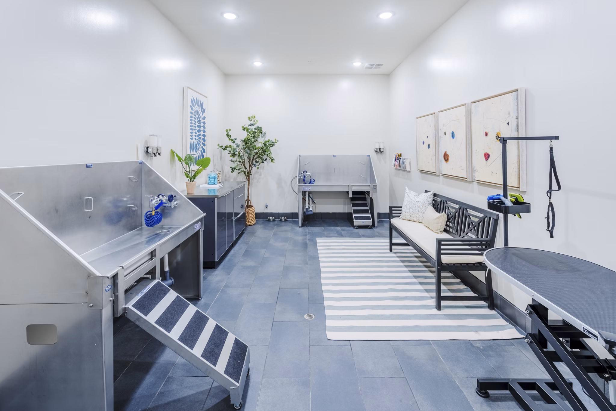 dog wash station at Arden at Huntersville Apartments