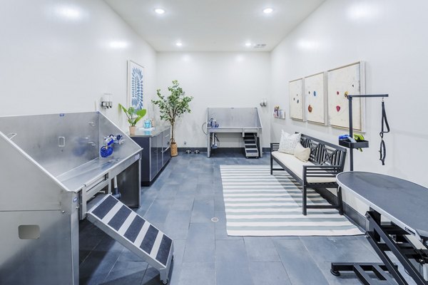 dog wash station at Arden at Huntersville Apartments