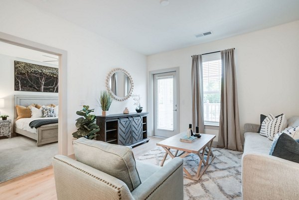 living room at Arden at Indian Land Apartments