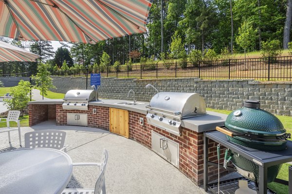 grill area at Arden at Indian Land Apartments