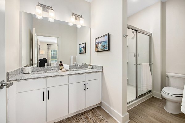 bathroom at Eastwood Apartments