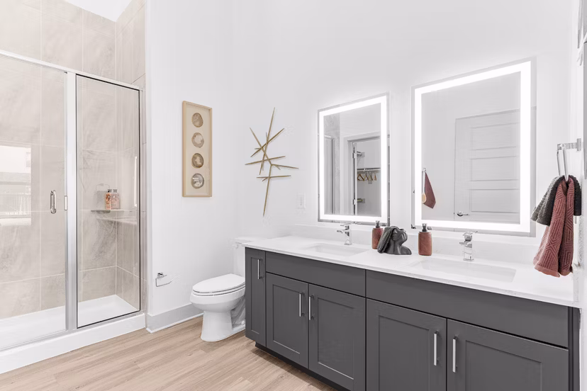 bathroom at Alta Magnolia Apartments