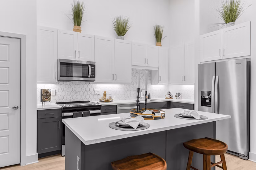 kitchen at Alta Magnolia Apartments