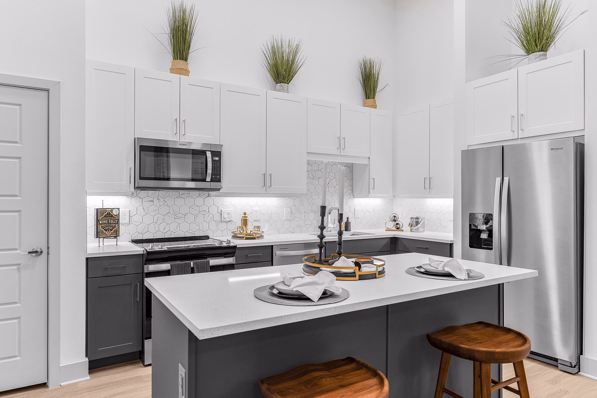 kitchen at Alta Magnolia Apartments