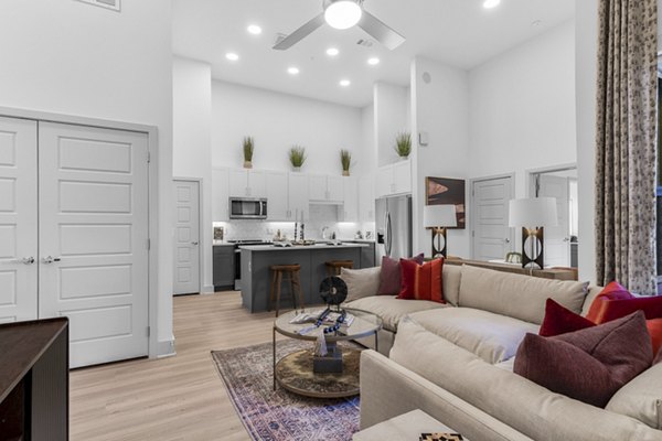 living room at Alta Magnolia Apartments