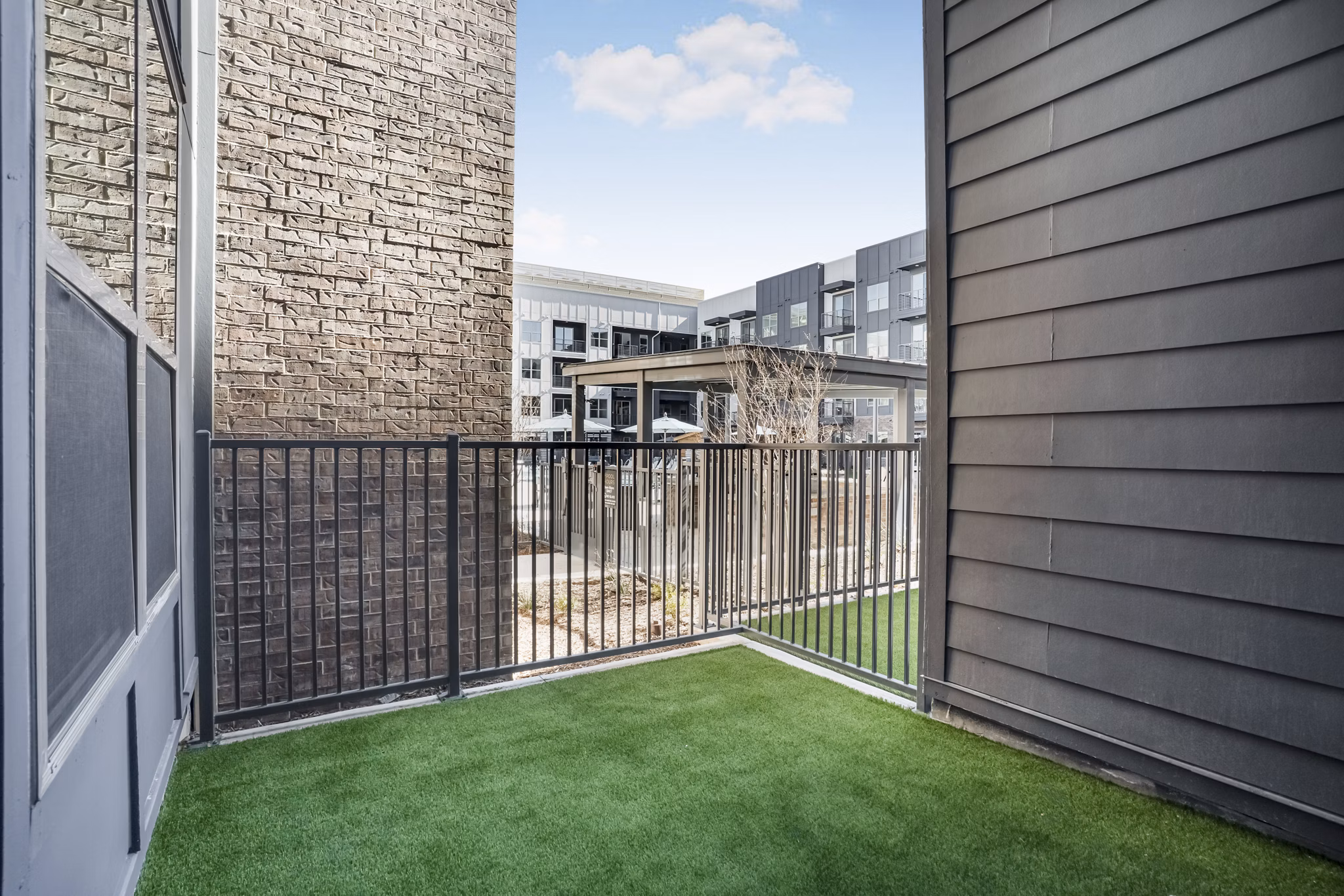 patio at Alta Magnolia Apartments