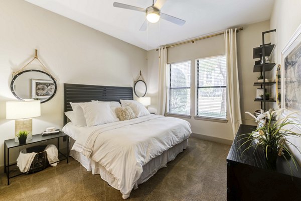 bedroom at Lakeshore Lofts Apartments
