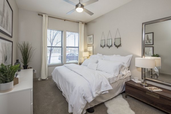 bedroom at Lakeshore Lofts Apartments
