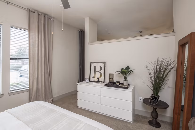 bedroom at Lakeshore Lofts Apartments