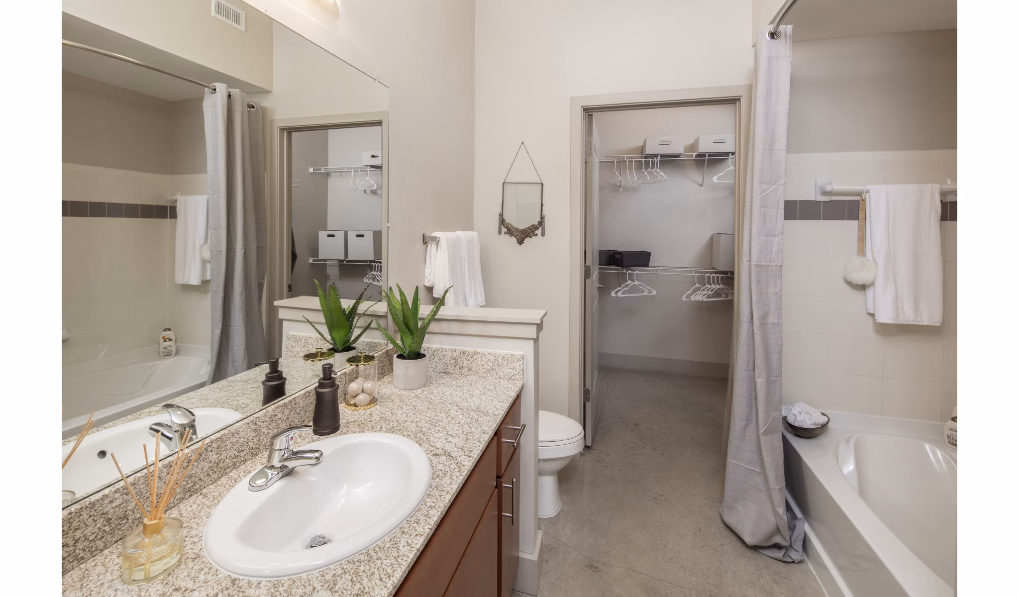 bathroom at Lakeshore Lofts Apartments