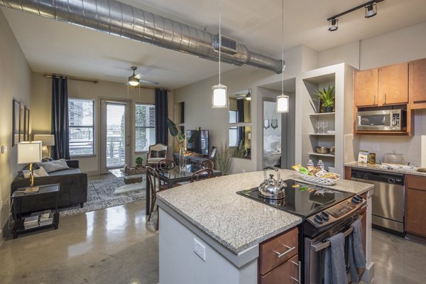 living room at Lakeshore Lofts Apartments