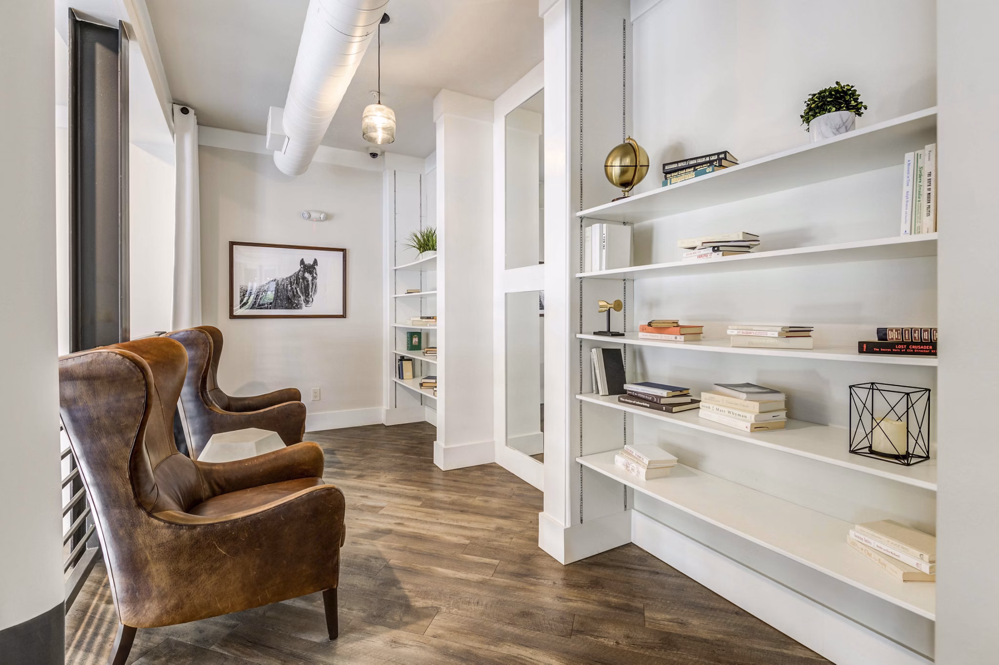 living room at Lakeshore Lofts Apartments