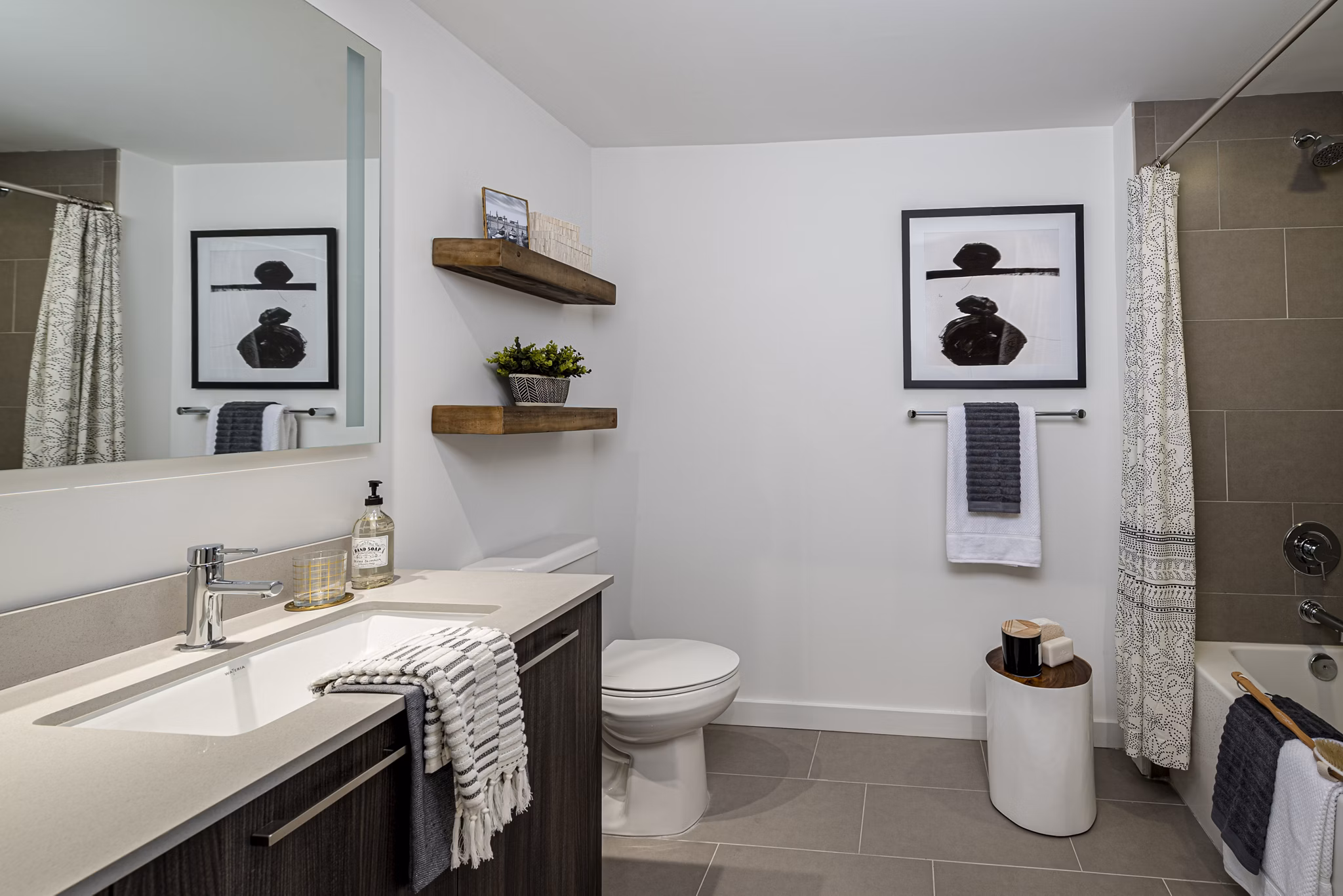 bathroom at Arabelle Riverwalk Apartments