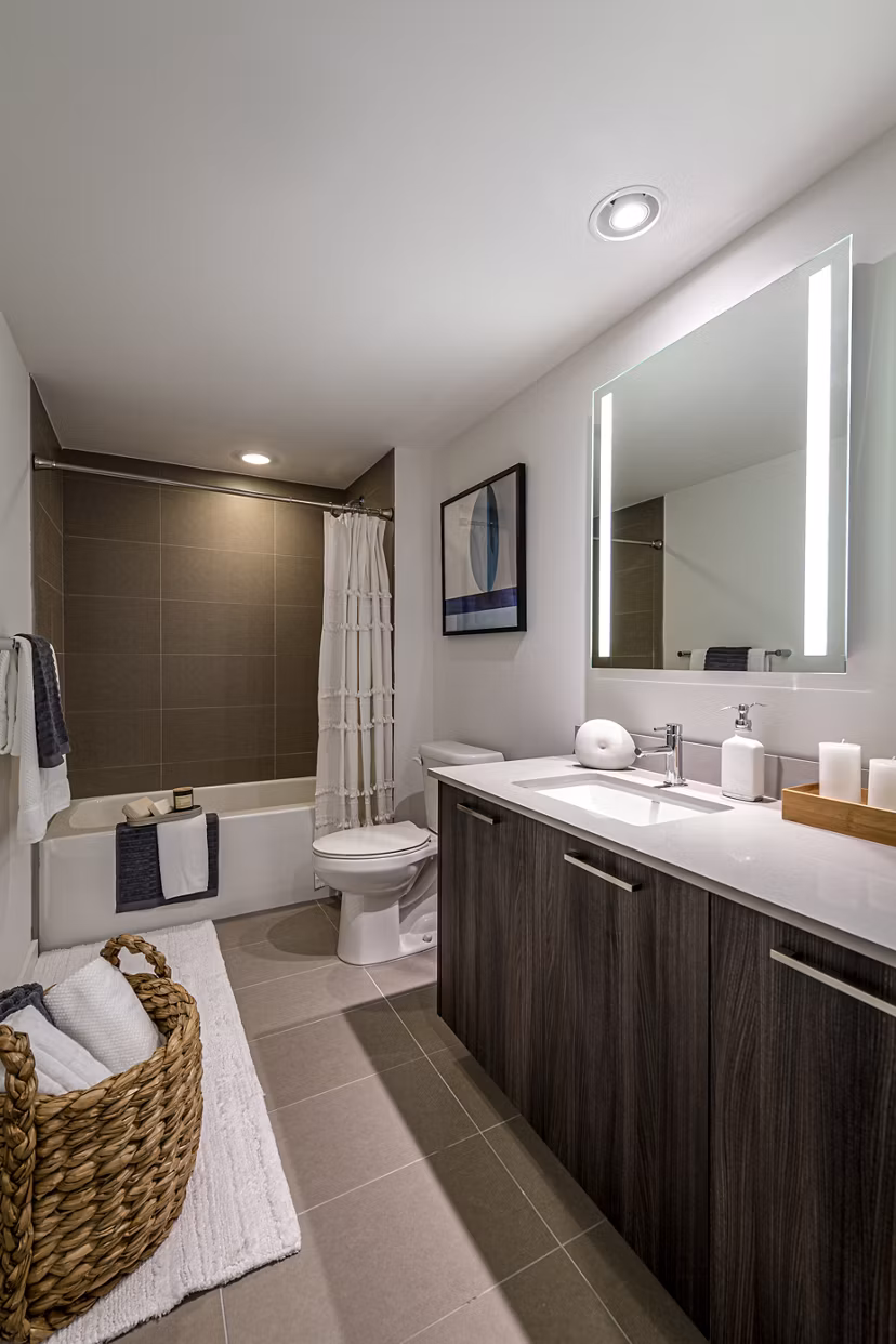 bathroom at Arabelle Riverwalk Apartments