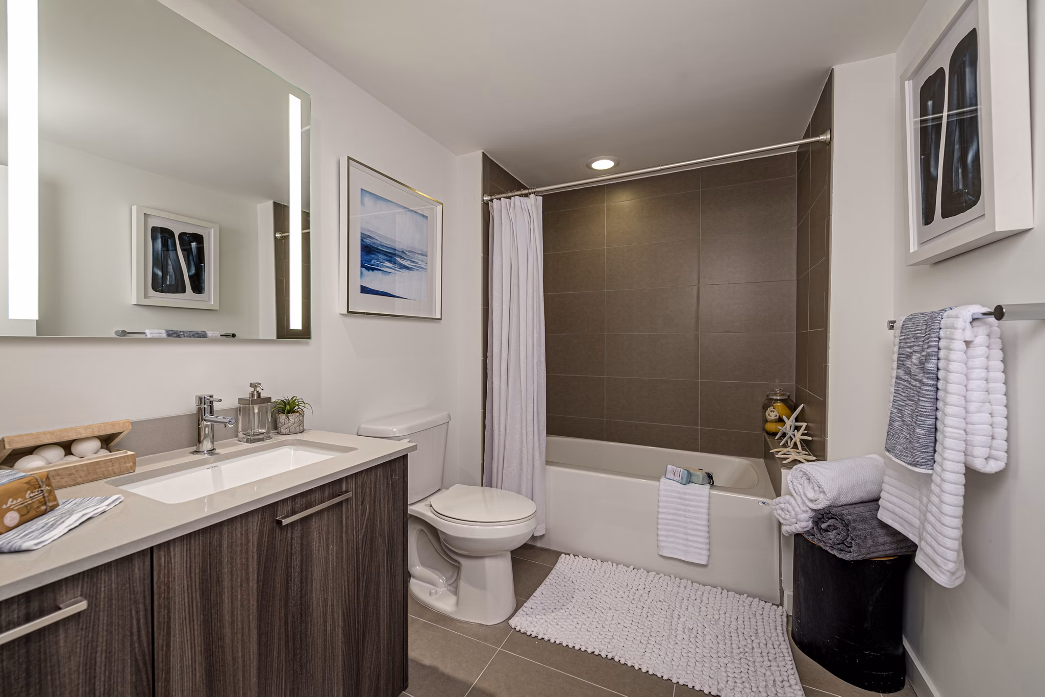 bathroom at Arabelle Riverwalk Apartments