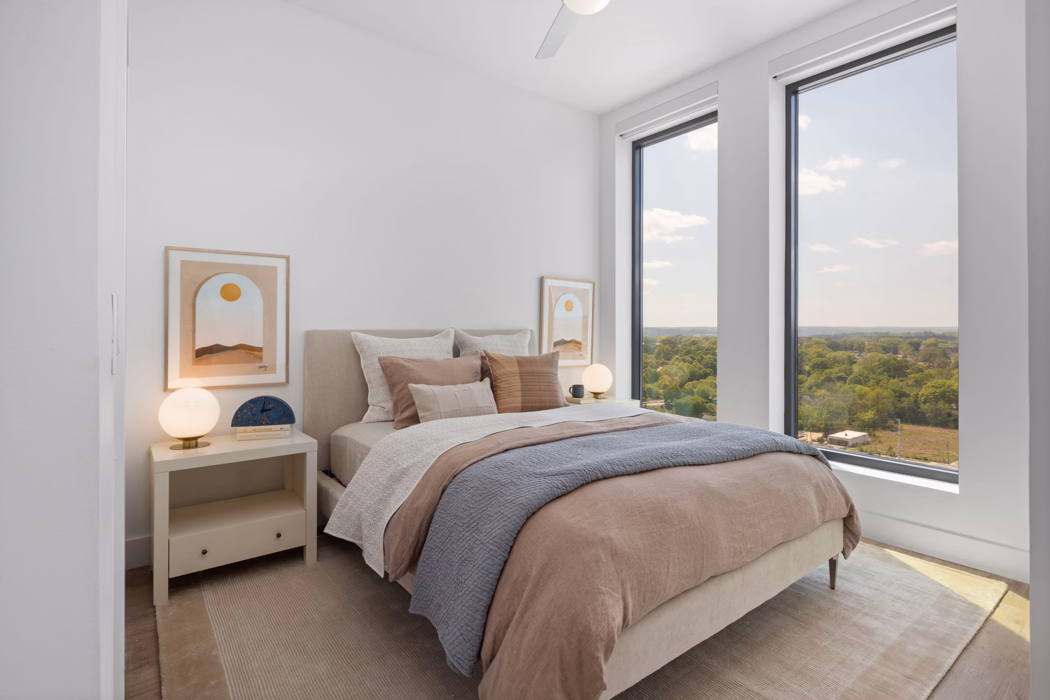 bedroom at Maeve Apartments