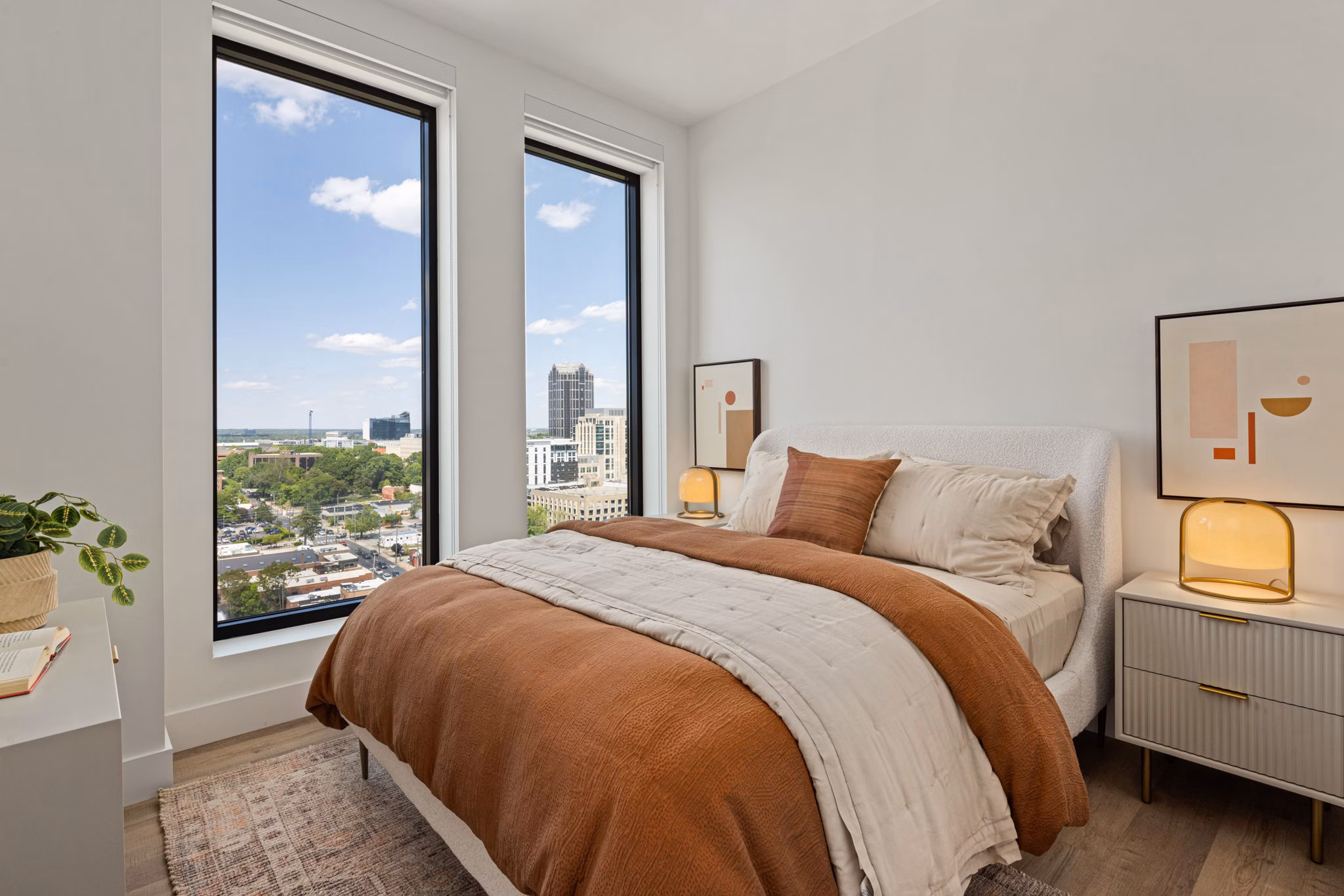 bedroom at Maeve Apartments