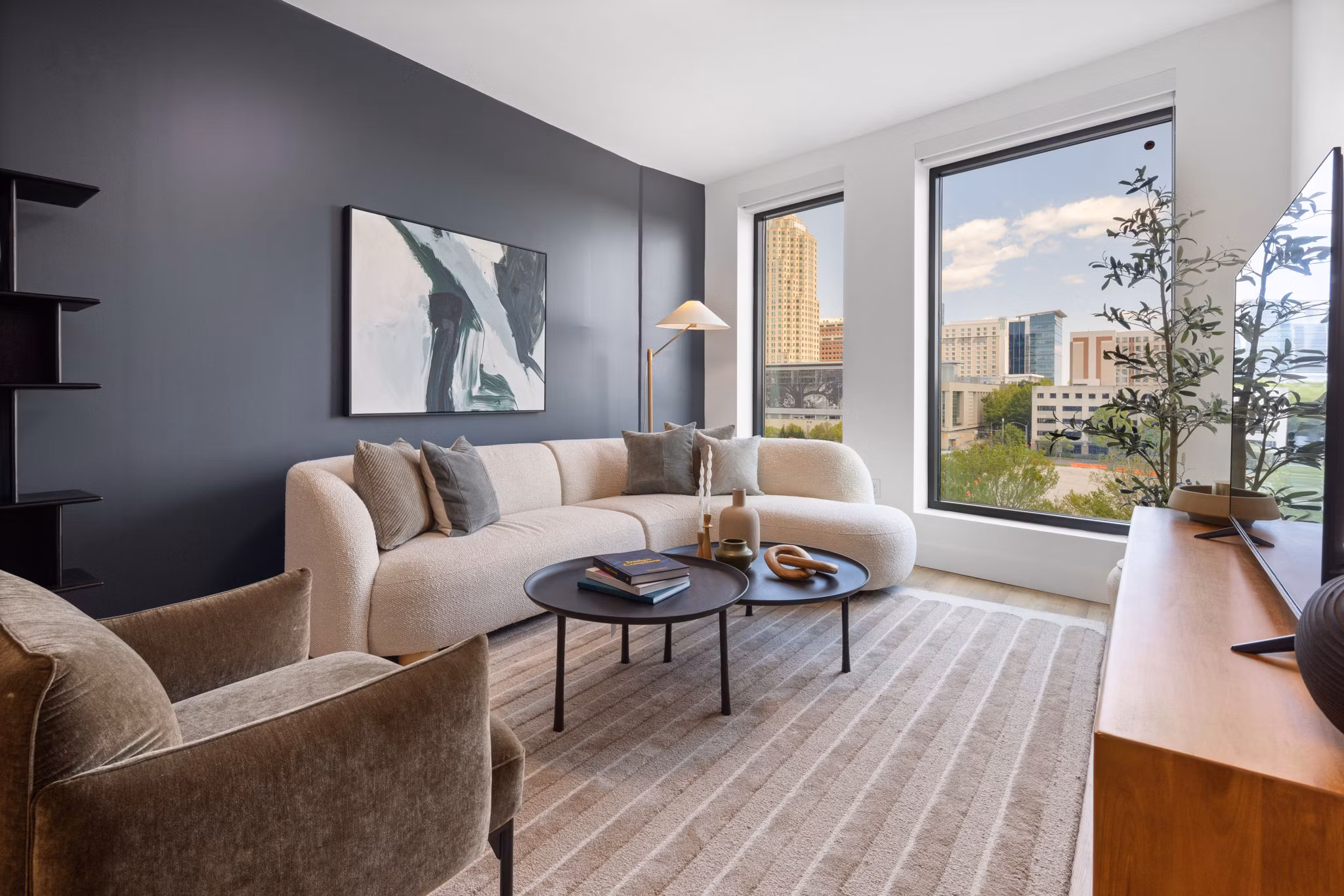 living room at Maeve Apartments