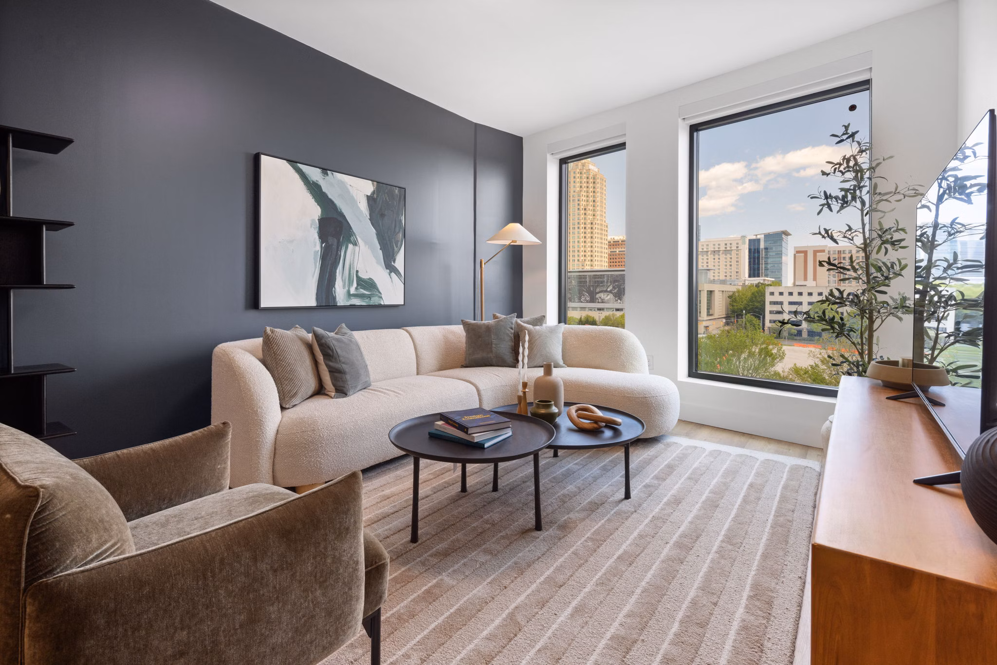 living room at Maeve Apartments