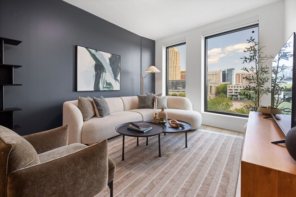 living room at Maeve Apartments