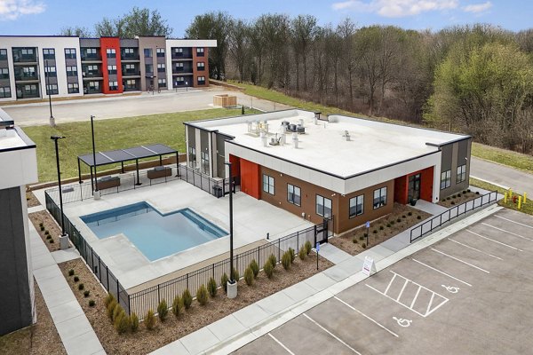 building at The Rosewater Apartments