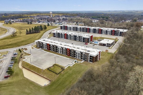 view at The Rosewater Apartments