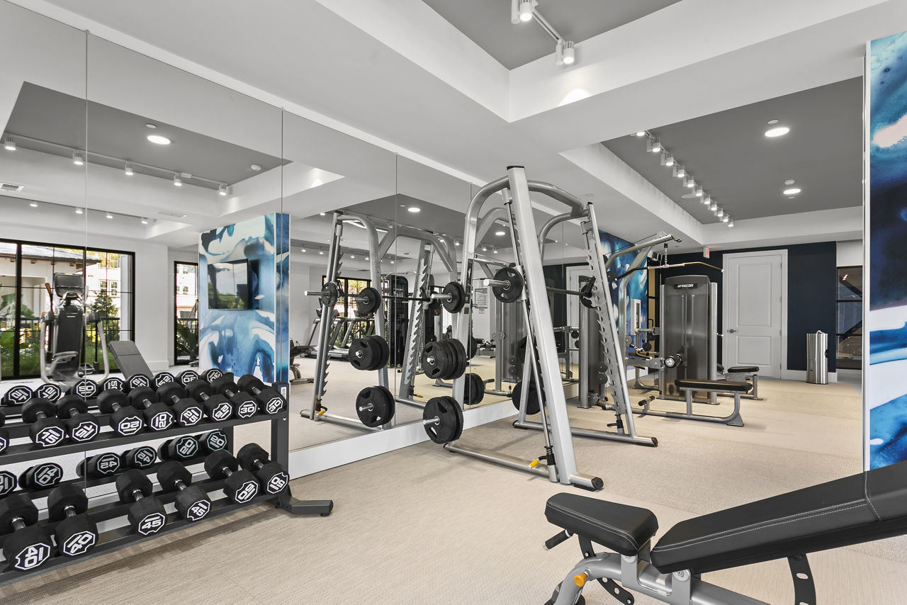 Gym at Arabelle Clearwater (1 of 2)