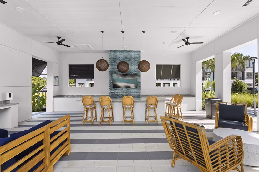 patio at Arabelle Clearwater Apartments