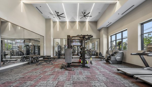 fitness center at Alta French Hill Apartments