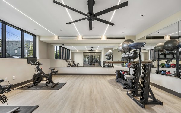 fitness center at Alta French Hill Apartments