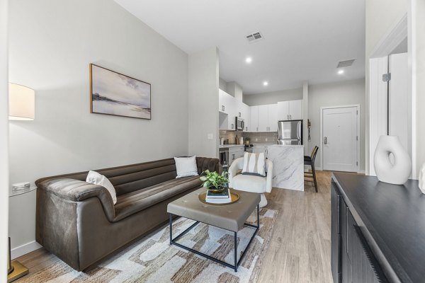 living room at Alta French Hill Apartments