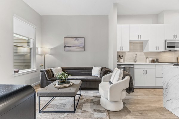 living room at Alta French Hill Apartments