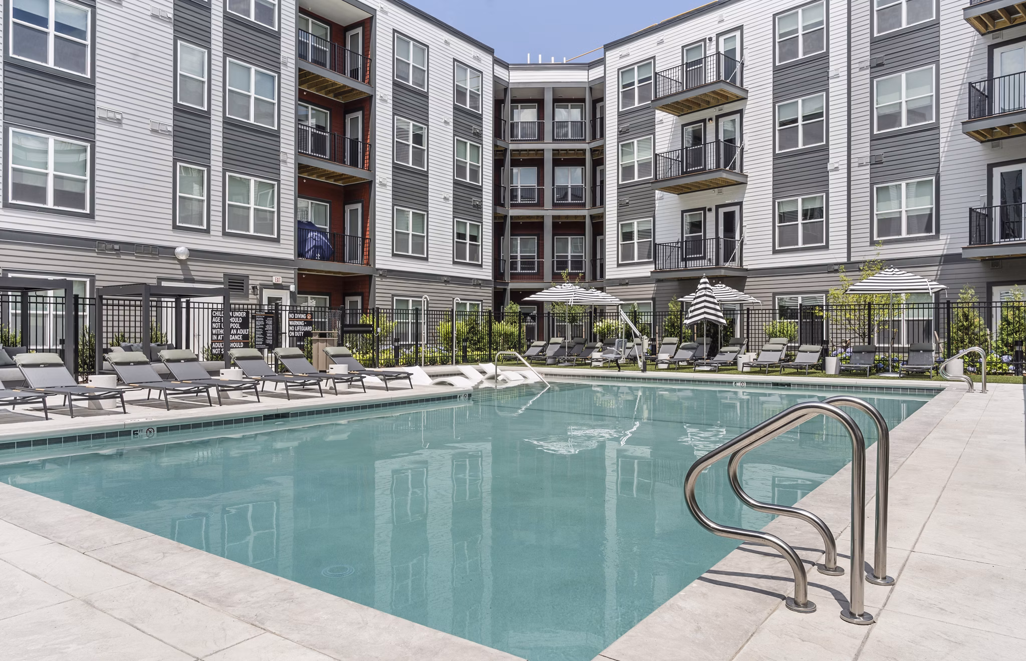 pool at Alta French Hill Apartments