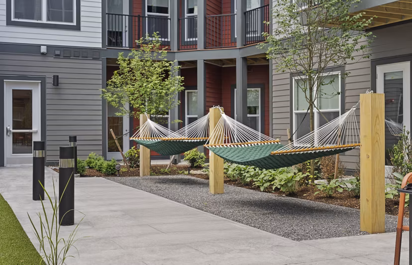 recreational area at Alta French Hill Apartments