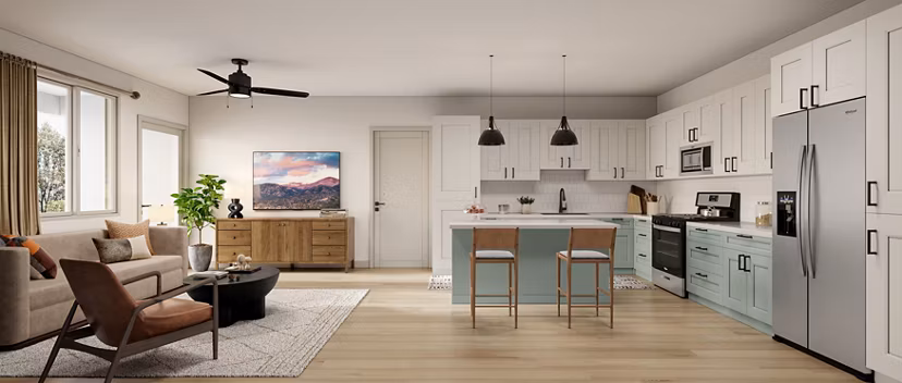 rendering at The Arcadia Apartments