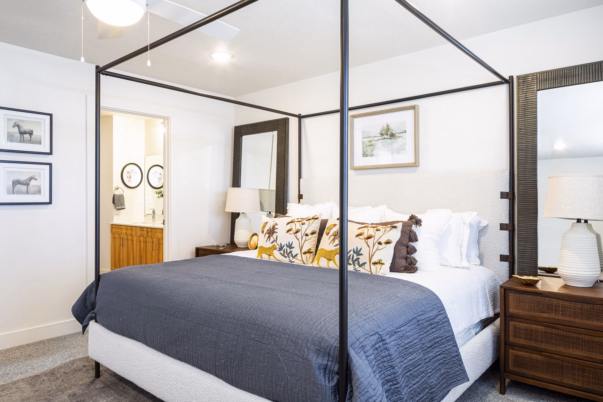 bedroom at The Wheeler Apartments