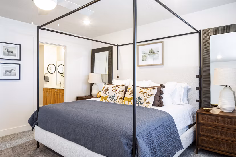 bedroom at The Wheeler Apartments 