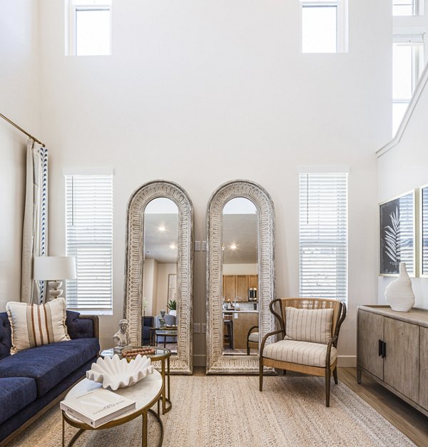 living room at The Wheeler Apartments
